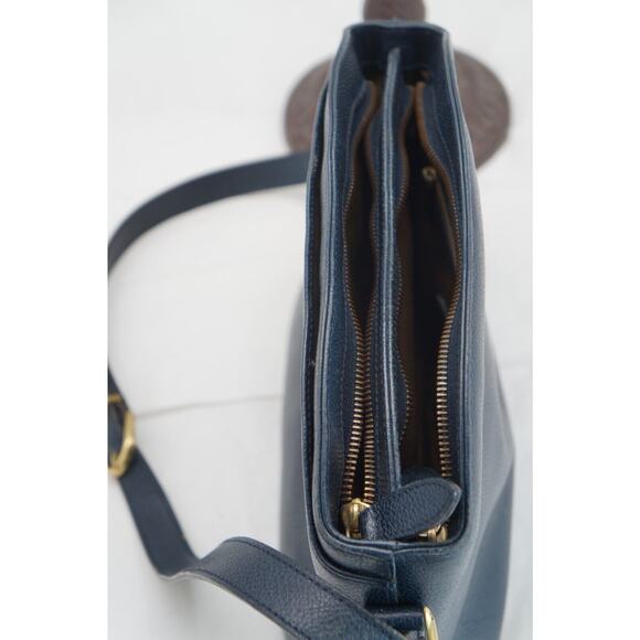 Rare Vintage COACH Madison Pierre 4406 Navy Leather Shoulder Bag in EUC - Picture 11 of 13